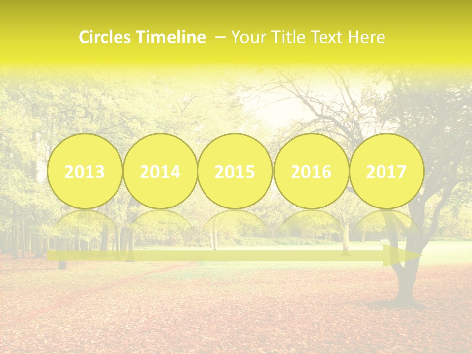 Outdoor Tree Park PowerPoint Template