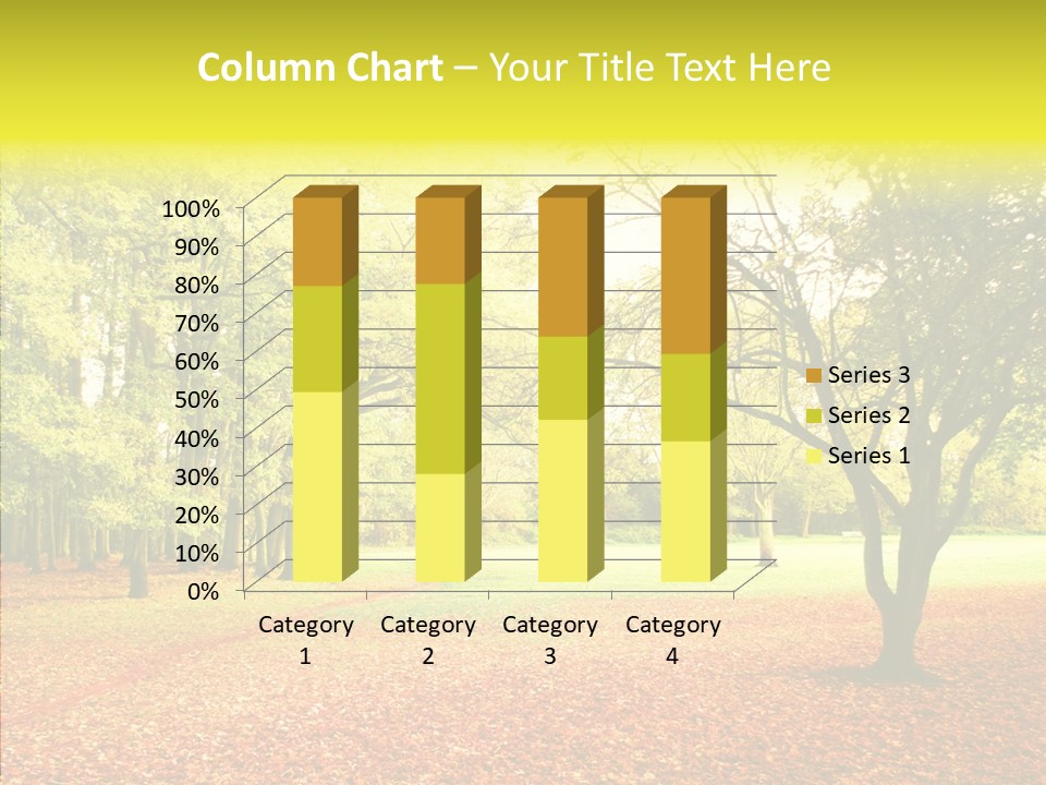 Outdoor Tree Park PowerPoint Template