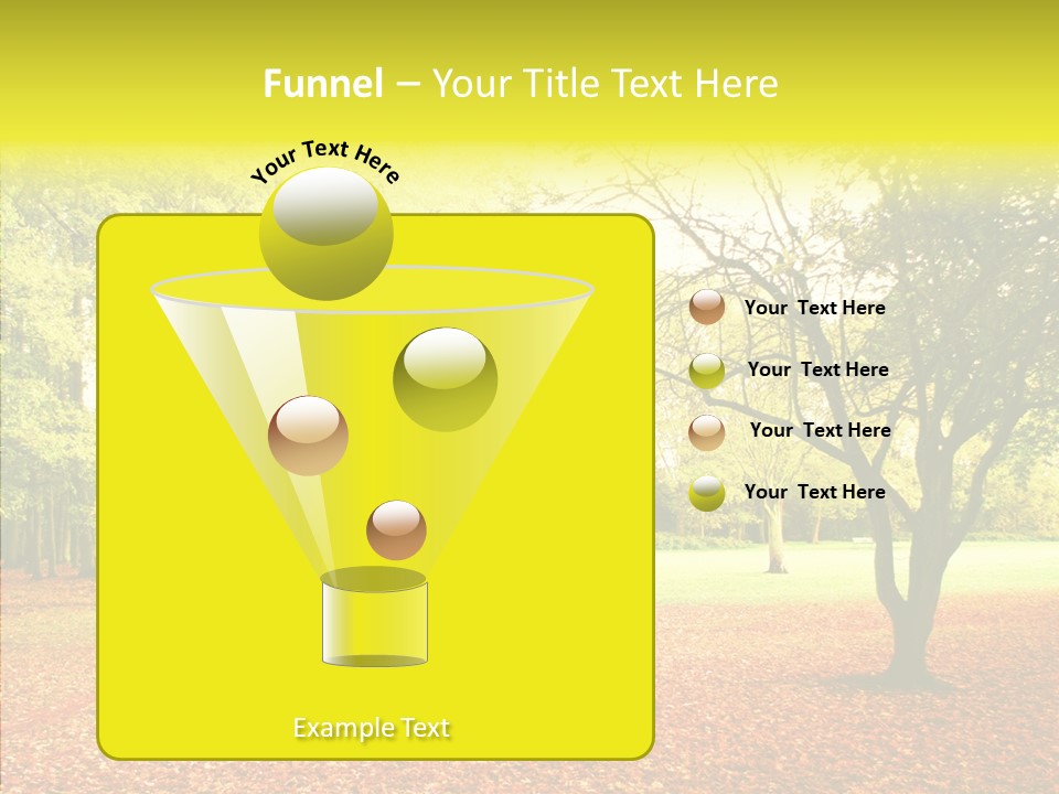 Outdoor Tree Park PowerPoint Template