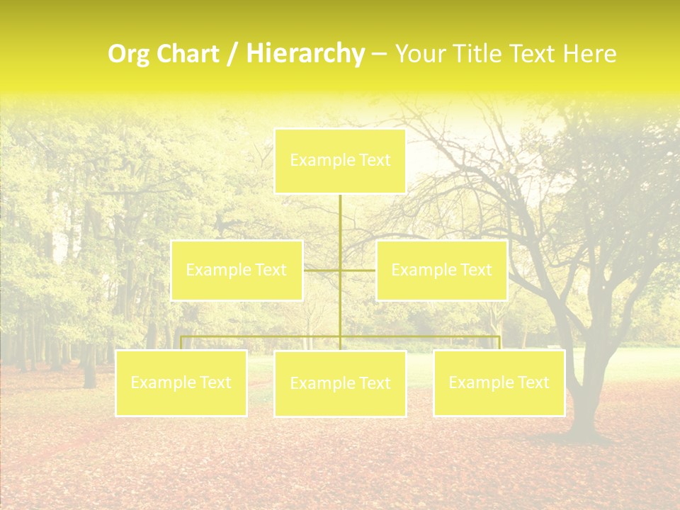 Outdoor Tree Park PowerPoint Template