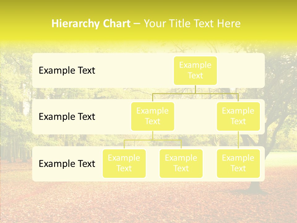 Outdoor Tree Park PowerPoint Template