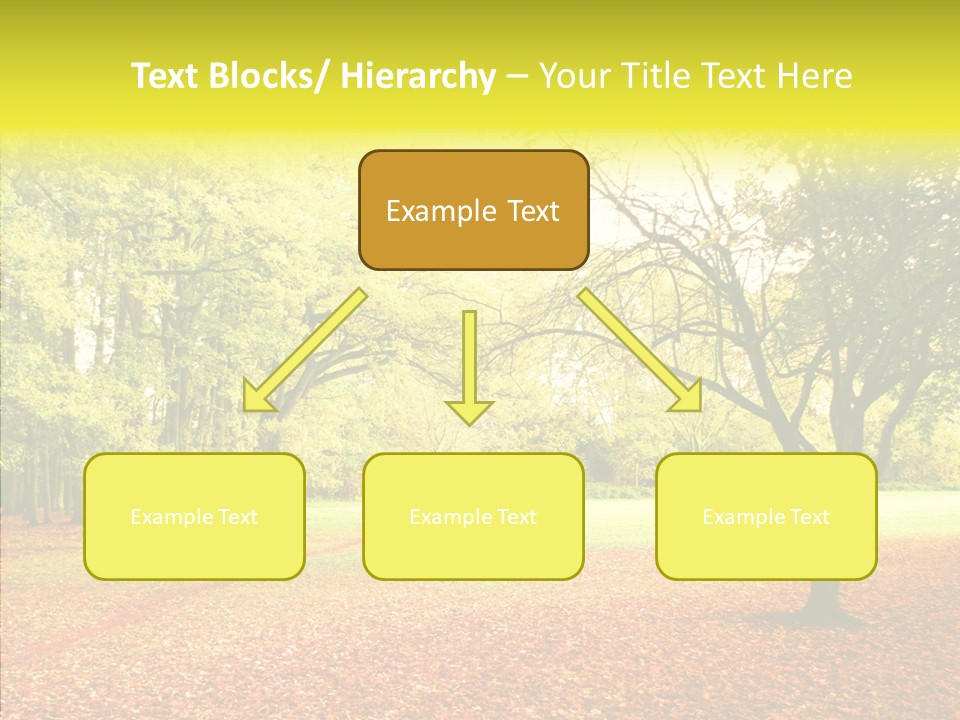 Outdoor Tree Park PowerPoint Template