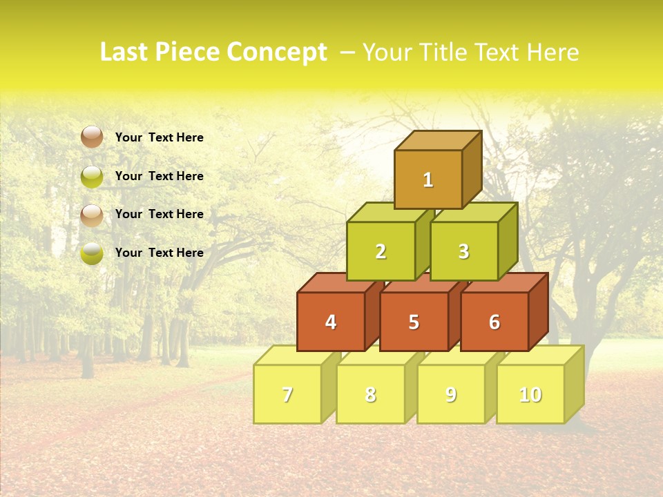 Outdoor Tree Park PowerPoint Template