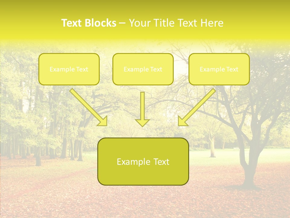 Outdoor Tree Park PowerPoint Template