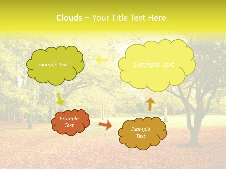 Outdoor Tree Park PowerPoint Template