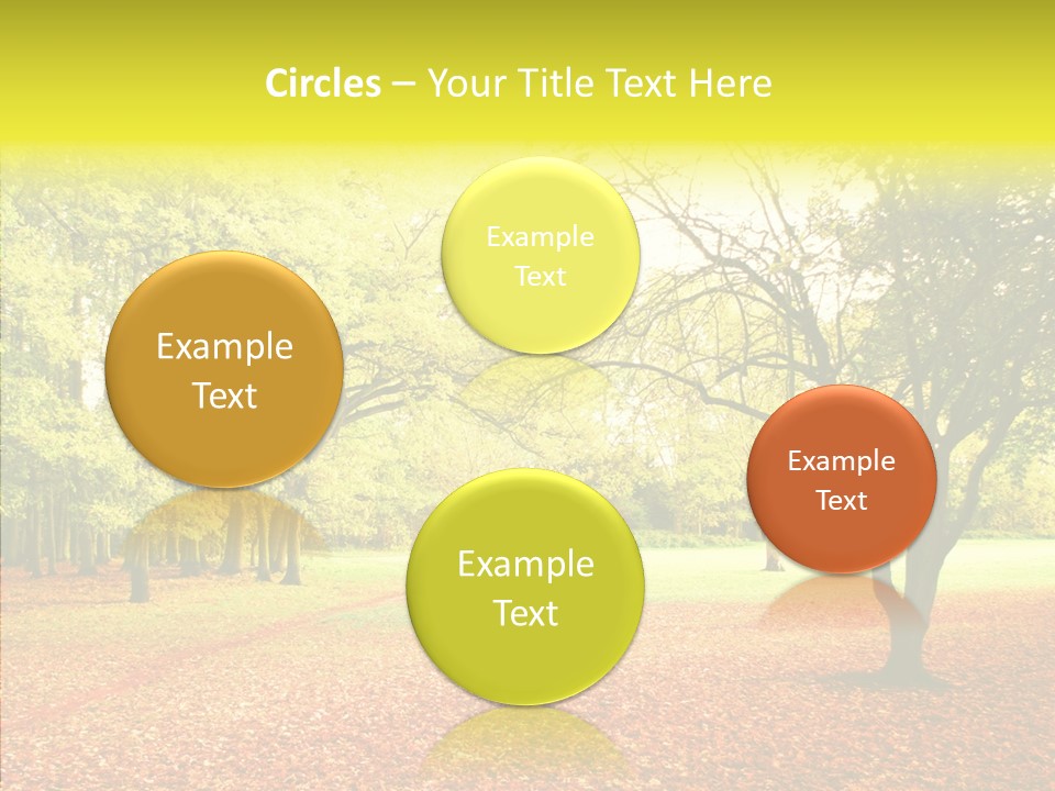 Outdoor Tree Park PowerPoint Template