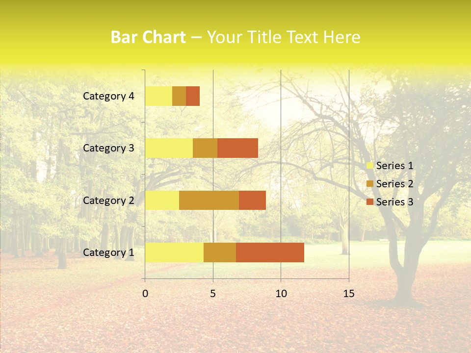 Outdoor Tree Park PowerPoint Template