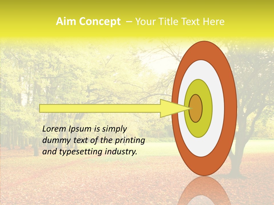 Outdoor Tree Park PowerPoint Template