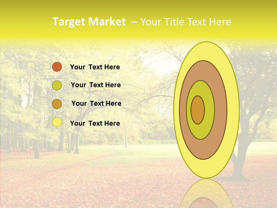 Outdoor Tree Park PowerPoint Template