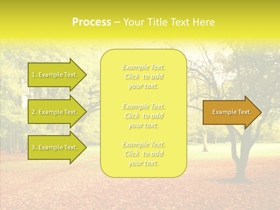 Outdoor Tree Park PowerPoint Template