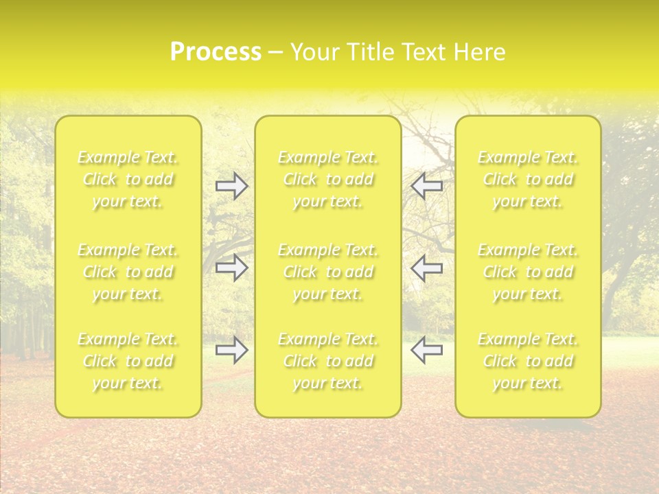 Outdoor Tree Park PowerPoint Template