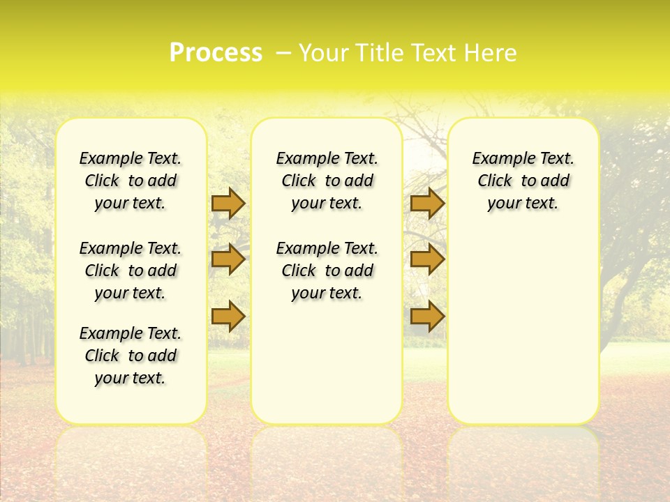 Outdoor Tree Park PowerPoint Template