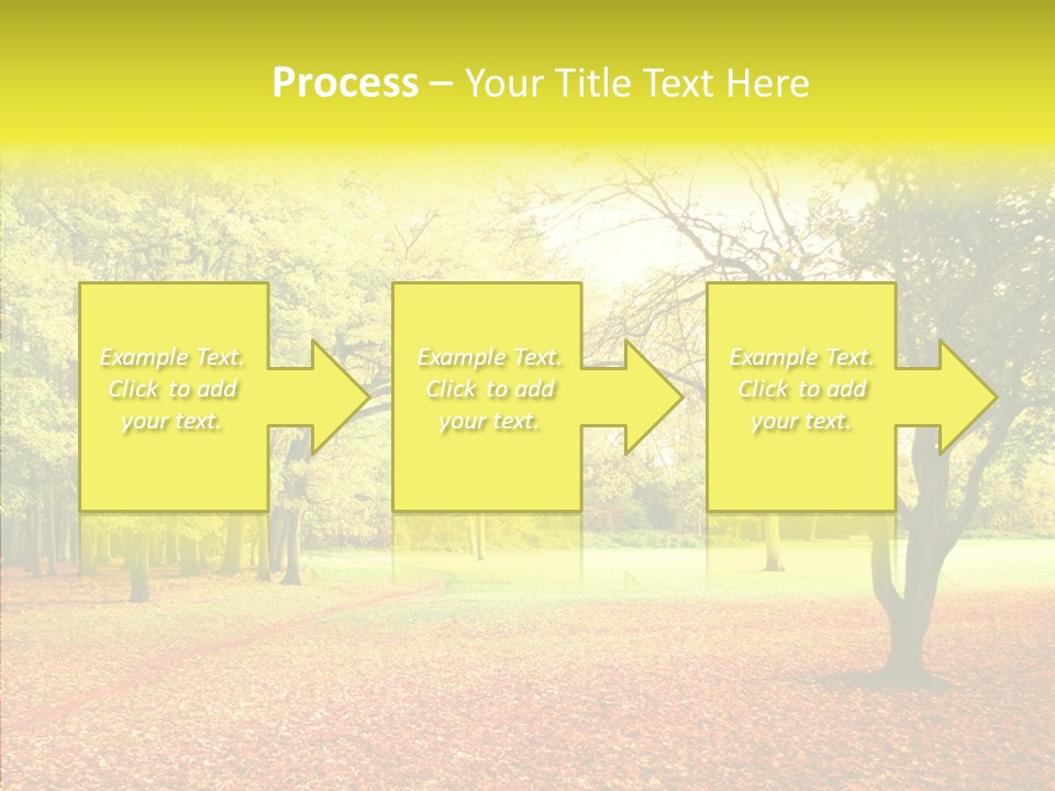 Outdoor Tree Park PowerPoint Template