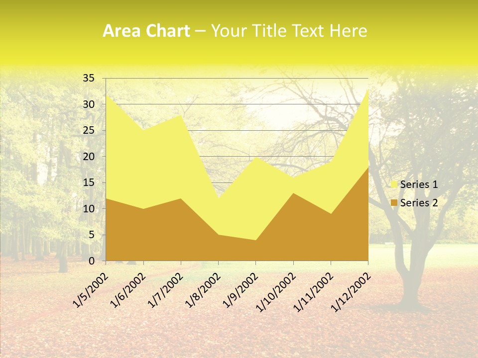 Outdoor Tree Park PowerPoint Template