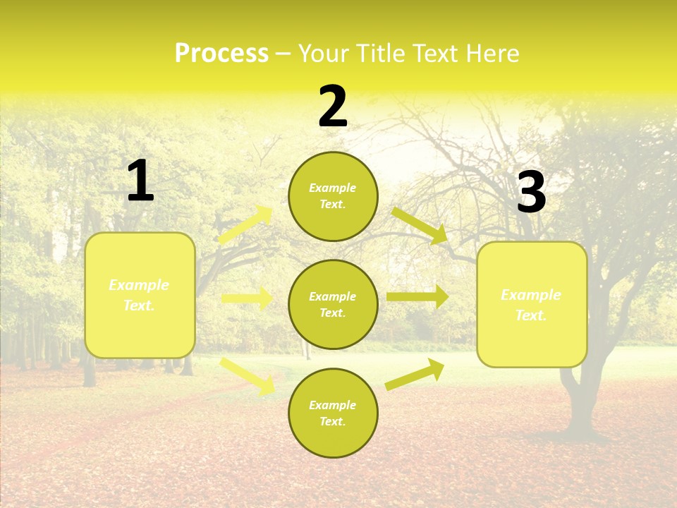 Outdoor Tree Park PowerPoint Template
