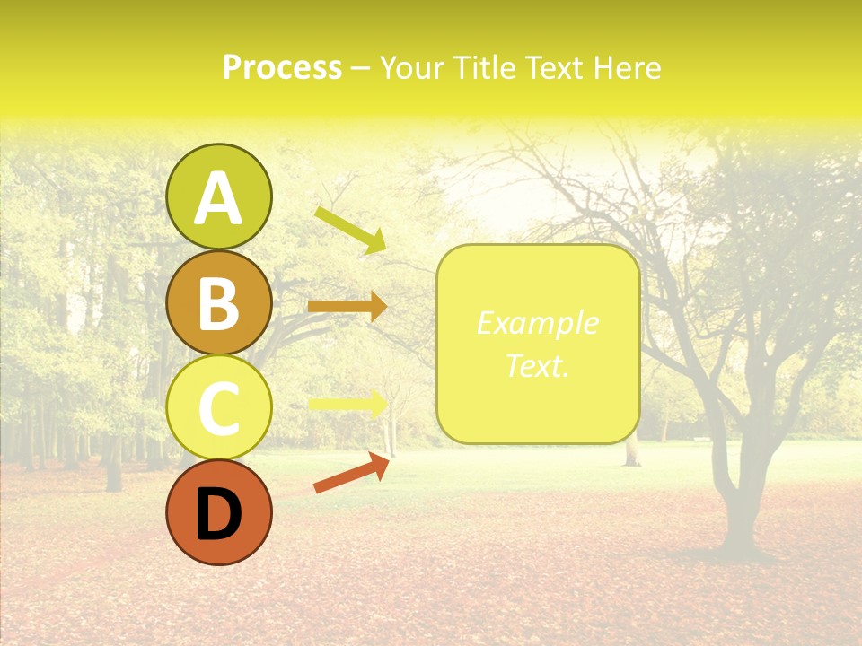 Outdoor Tree Park PowerPoint Template