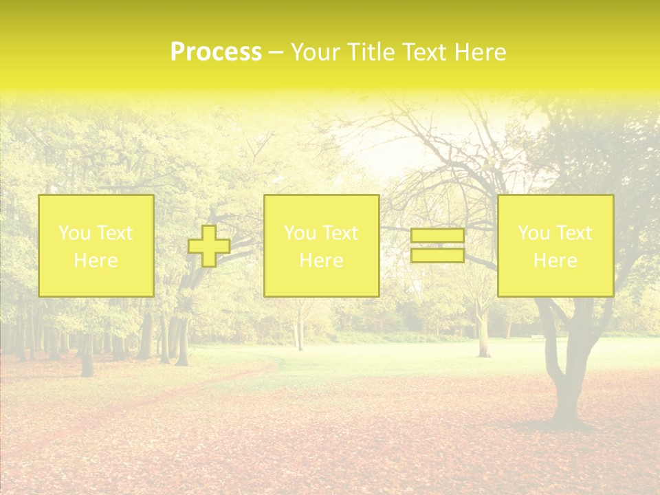 Outdoor Tree Park PowerPoint Template