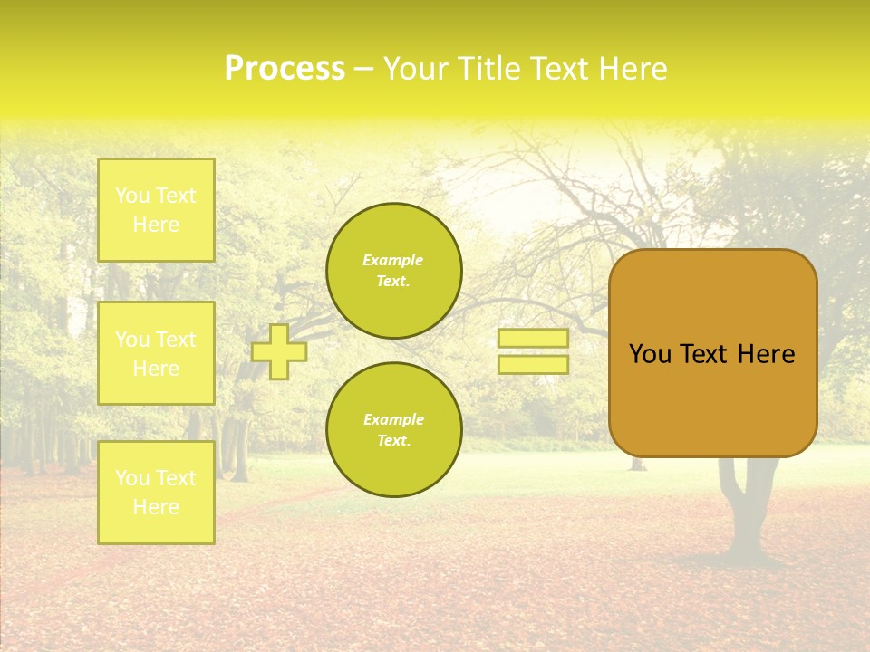 Outdoor Tree Park PowerPoint Template