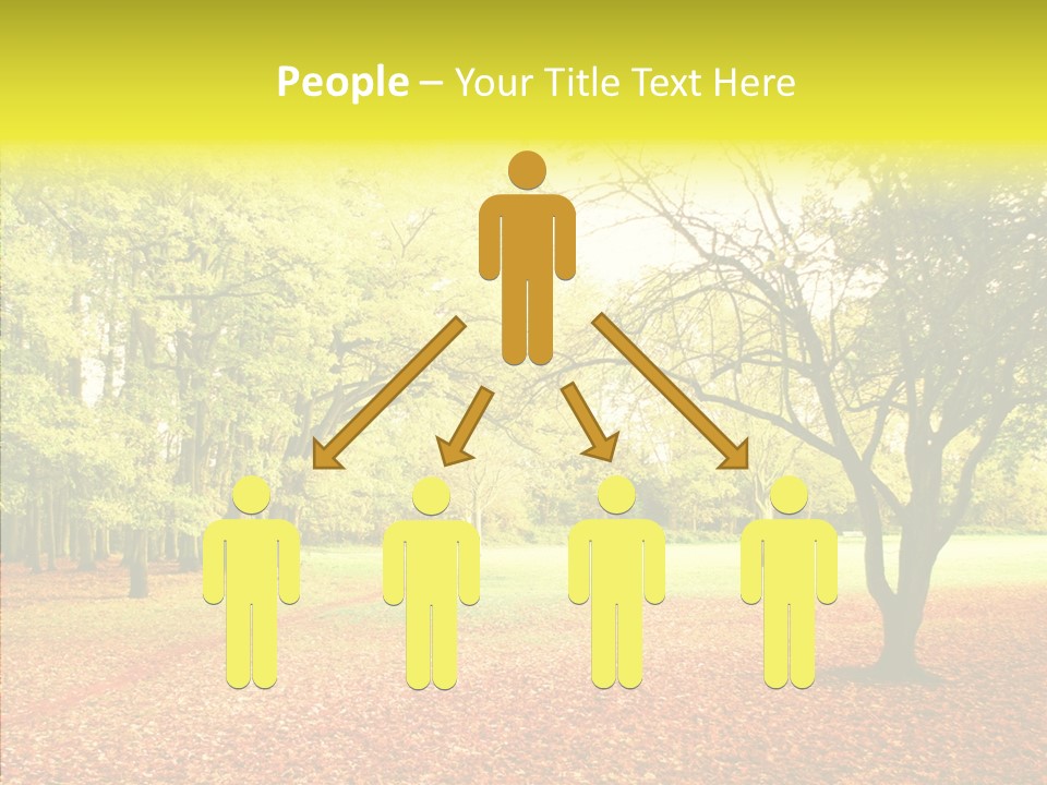 Outdoor Tree Park PowerPoint Template