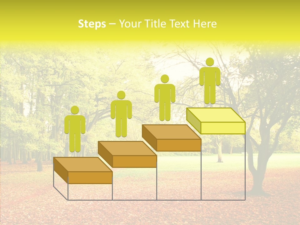 Outdoor Tree Park PowerPoint Template