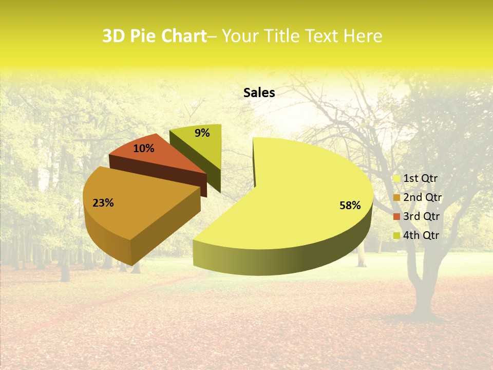Outdoor Tree Park PowerPoint Template