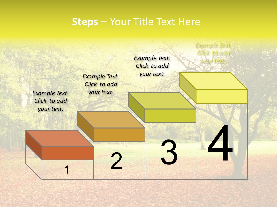 Outdoor Tree Park PowerPoint Template