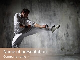 Male Rap  PowerPoint Template