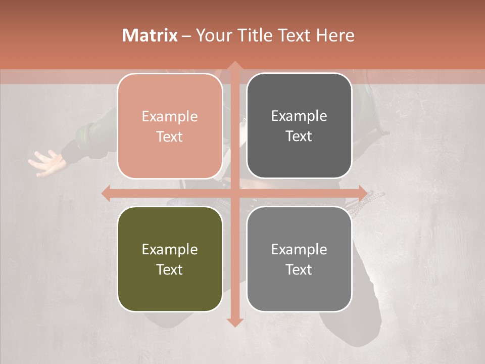 Gymnastic Man Hip Hop PowerPoint Template