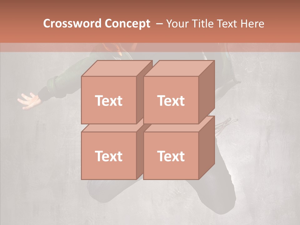 Gymnastic Man Hip Hop PowerPoint Template