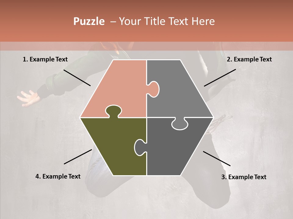 Gymnastic Man Hip Hop PowerPoint Template