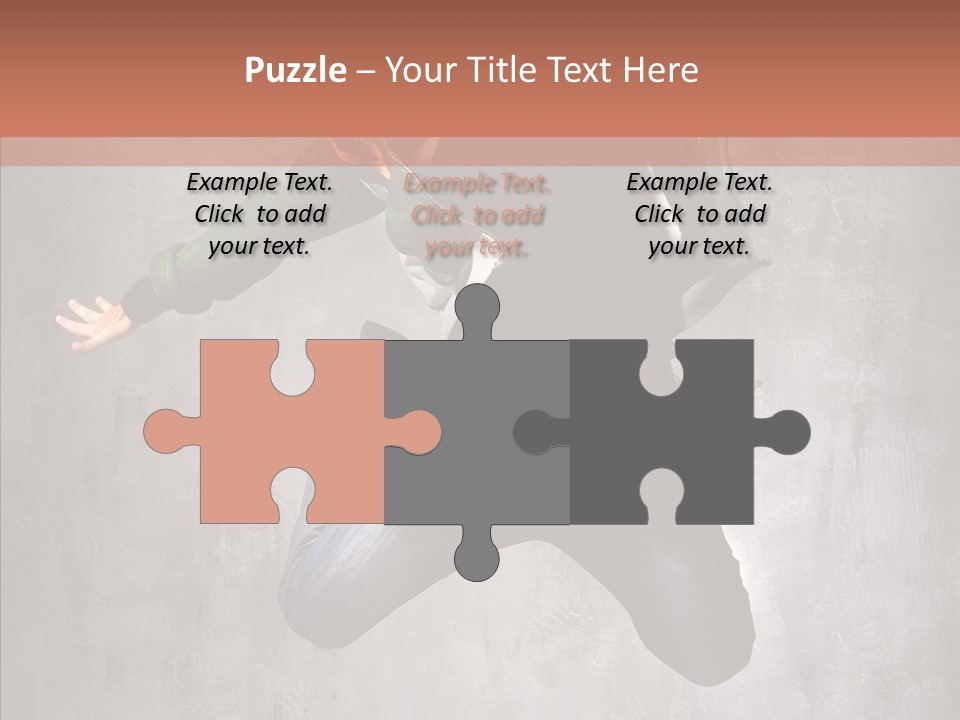 Gymnastic Man Hip Hop PowerPoint Template