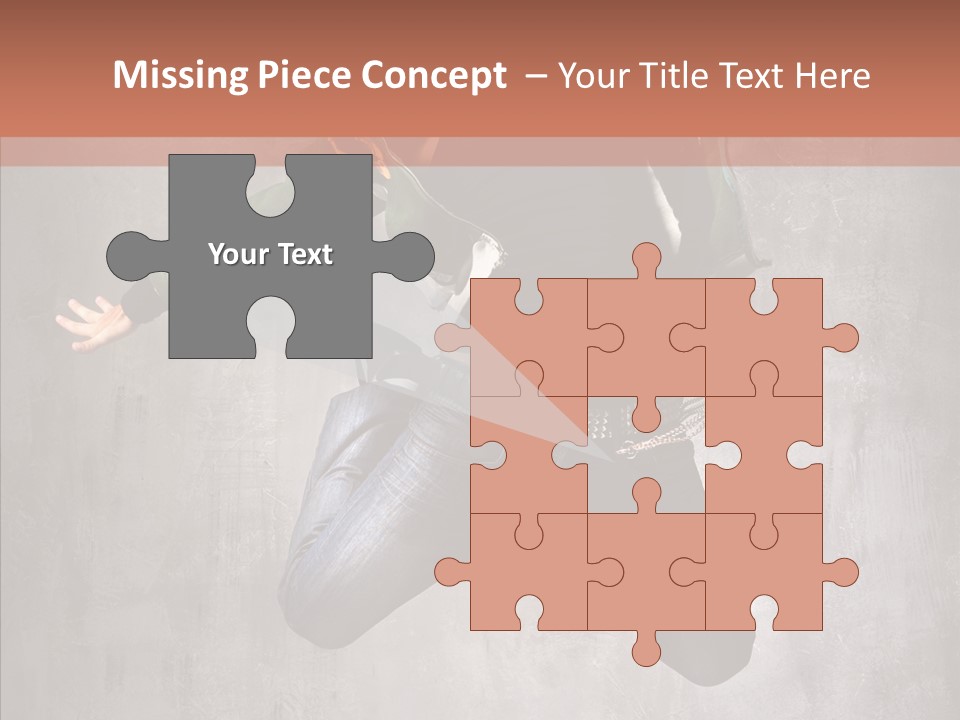 Gymnastic Man Hip Hop PowerPoint Template