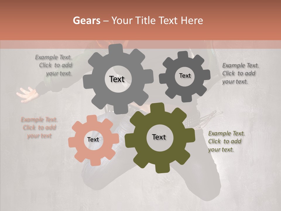 Gymnastic Man Hip Hop PowerPoint Template