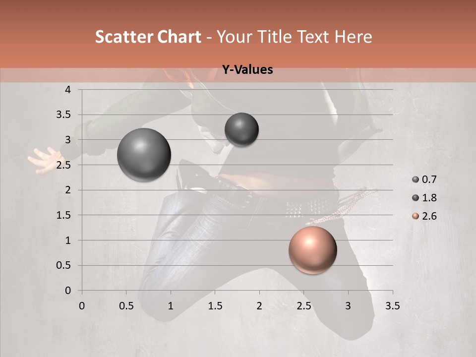 Gymnastic Man Hip Hop PowerPoint Template