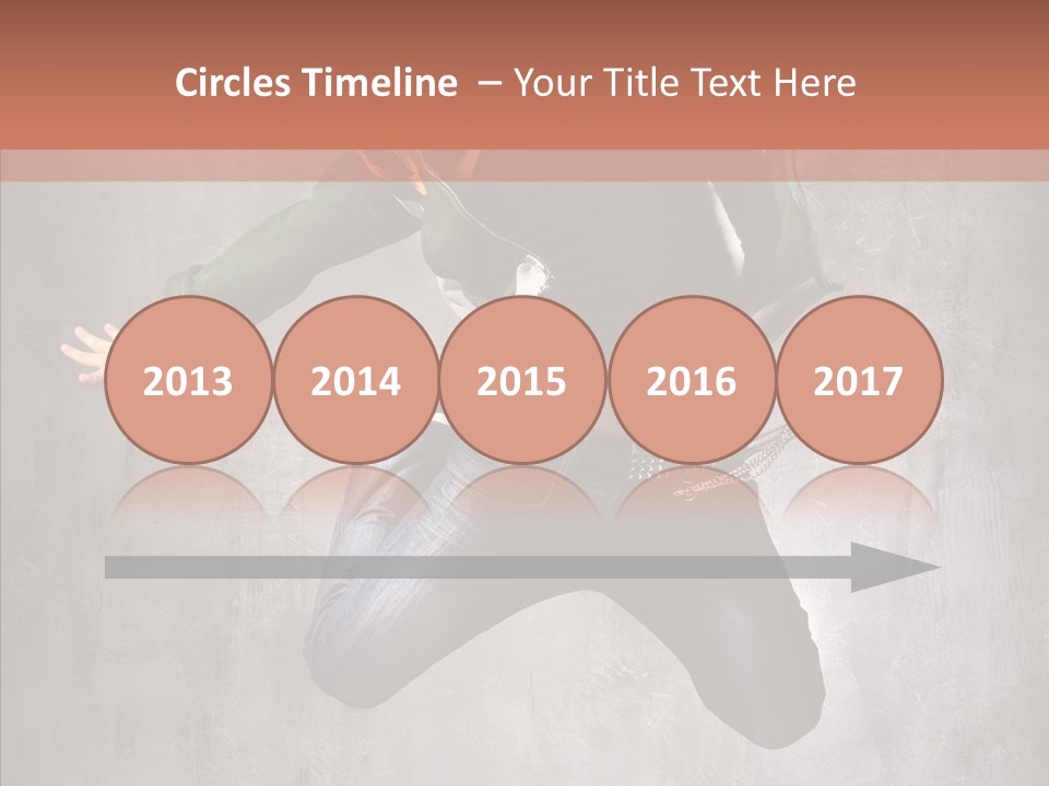 Gymnastic Man Hip Hop PowerPoint Template