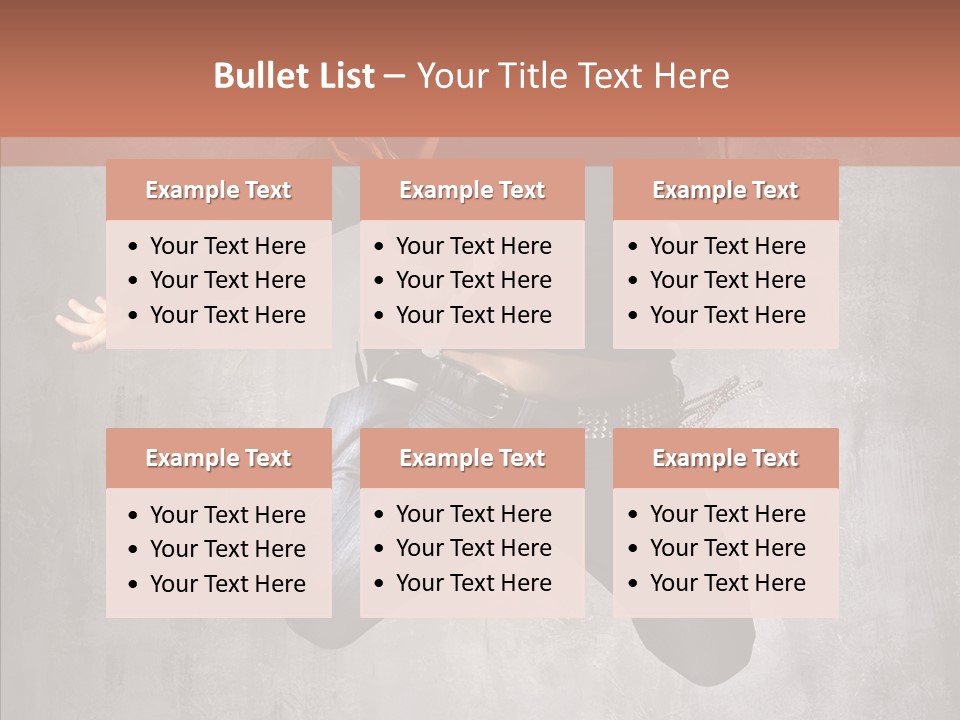 Gymnastic Man Hip Hop PowerPoint Template