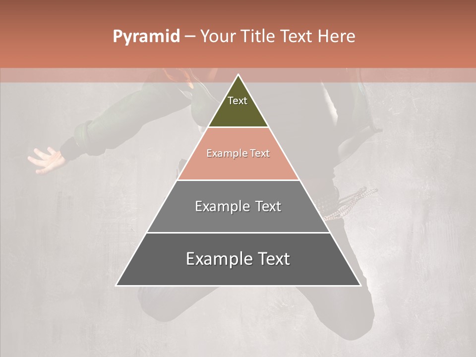 Gymnastic Man Hip Hop PowerPoint Template