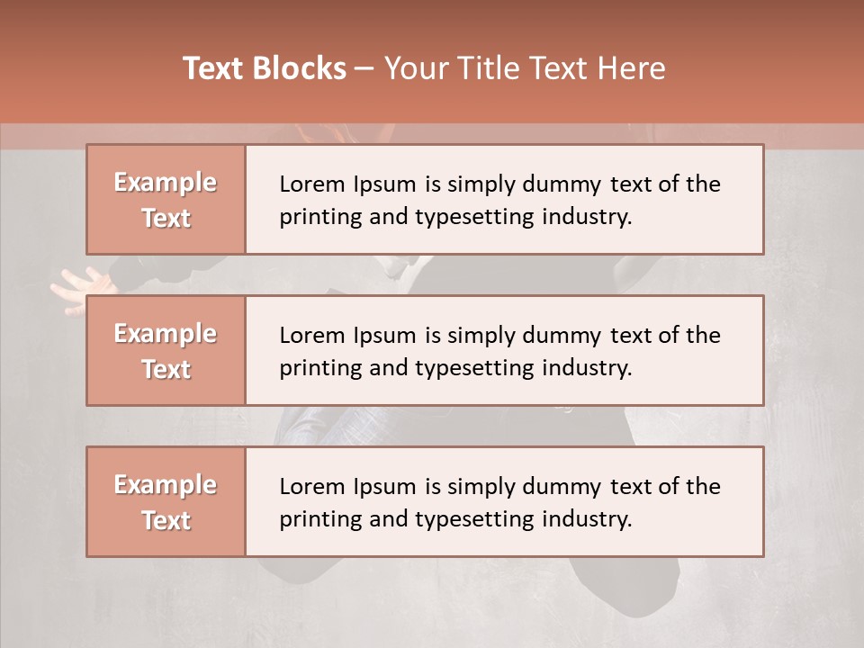 Gymnastic Man Hip Hop PowerPoint Template