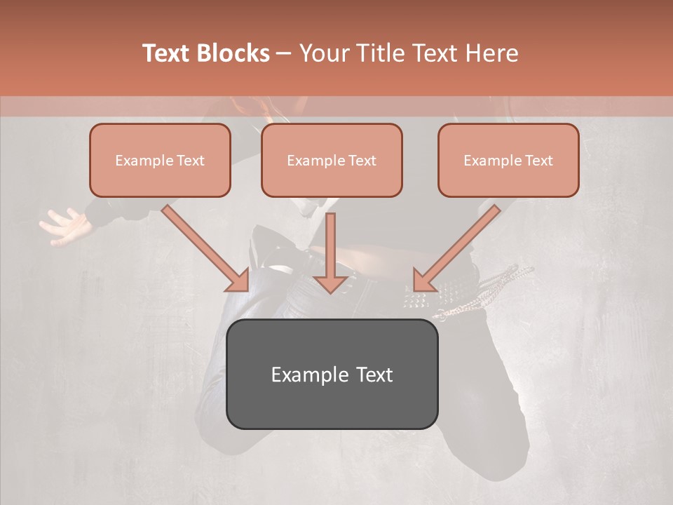 Gymnastic Man Hip Hop PowerPoint Template