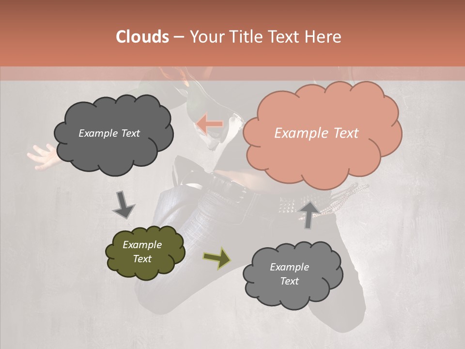 Gymnastic Man Hip Hop PowerPoint Template