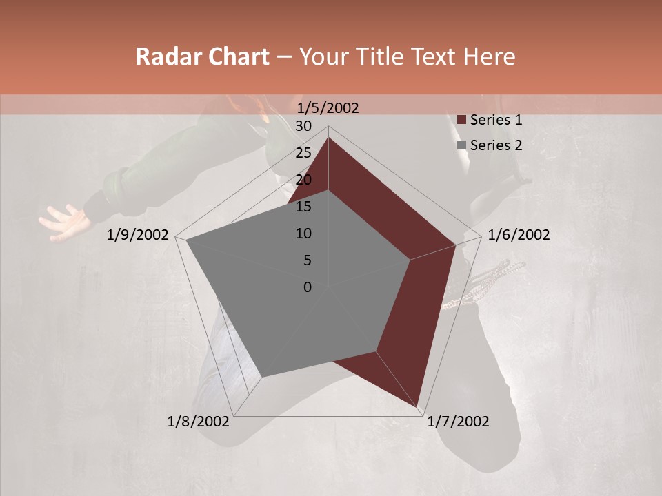 Gymnastic Man Hip Hop PowerPoint Template