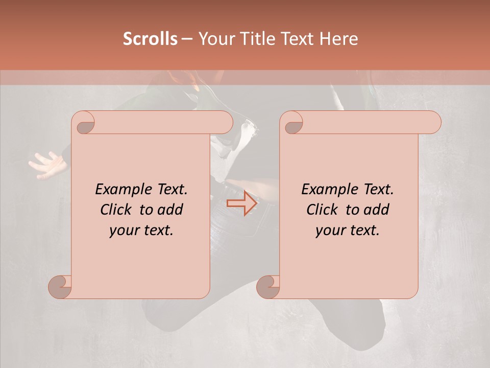 Gymnastic Man Hip Hop PowerPoint Template