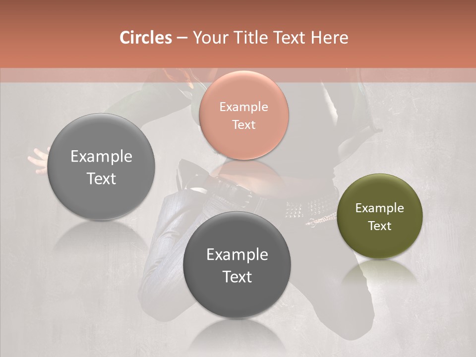 Gymnastic Man Hip Hop PowerPoint Template