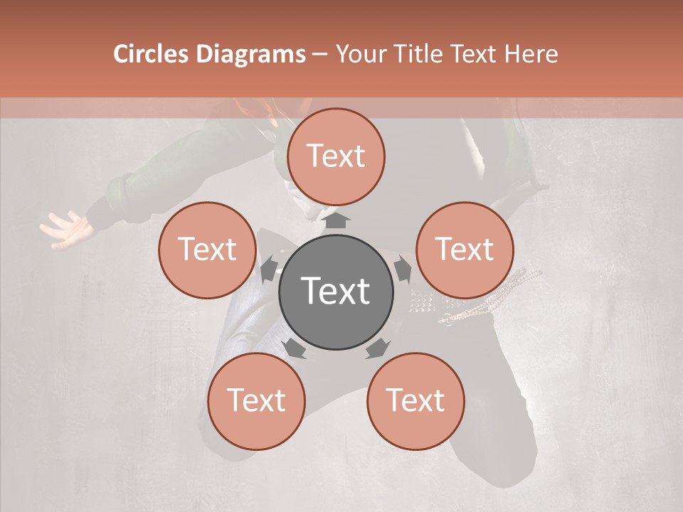 Gymnastic Man Hip Hop PowerPoint Template