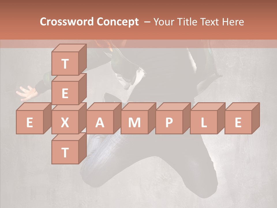 Gymnastic Man Hip Hop PowerPoint Template