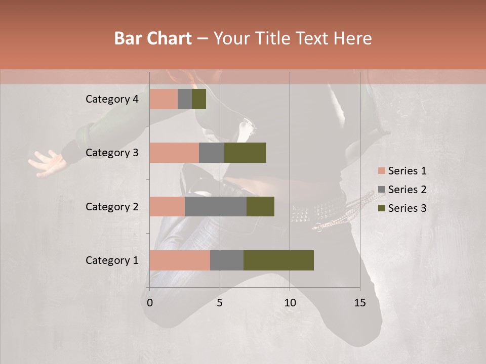 Gymnastic Man Hip Hop PowerPoint Template