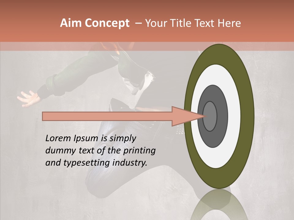 Gymnastic Man Hip Hop PowerPoint Template