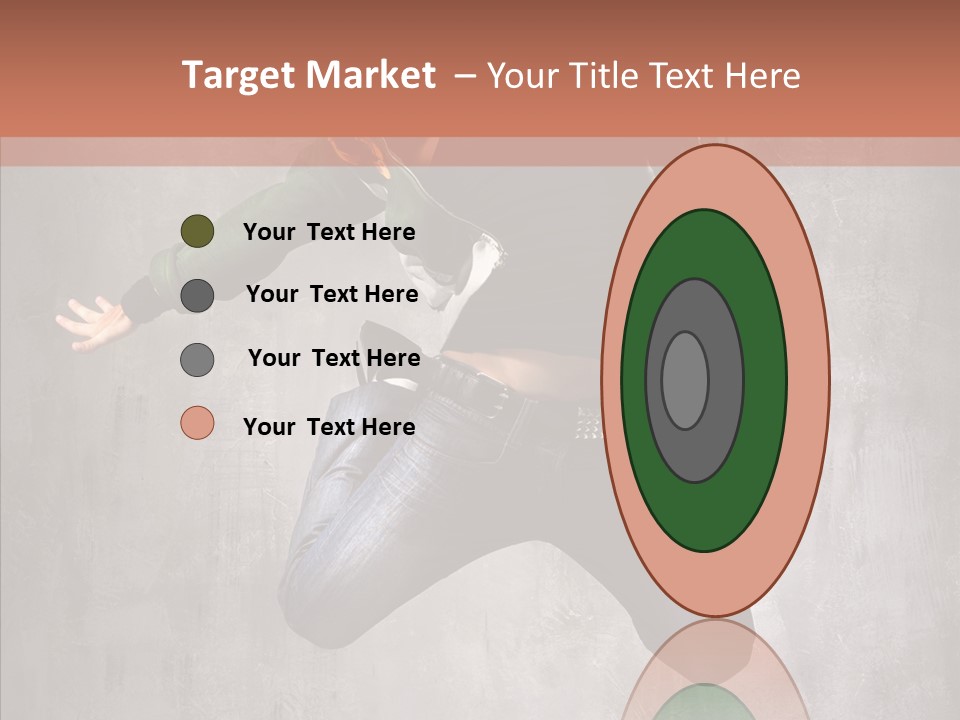 Gymnastic Man Hip Hop PowerPoint Template