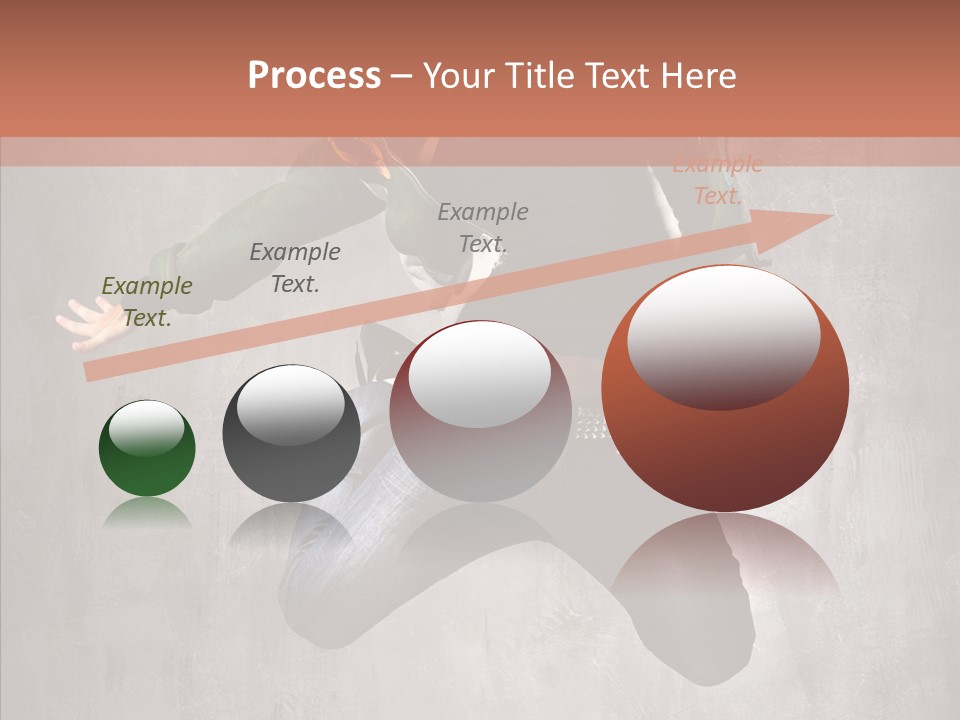 Gymnastic Man Hip Hop PowerPoint Template