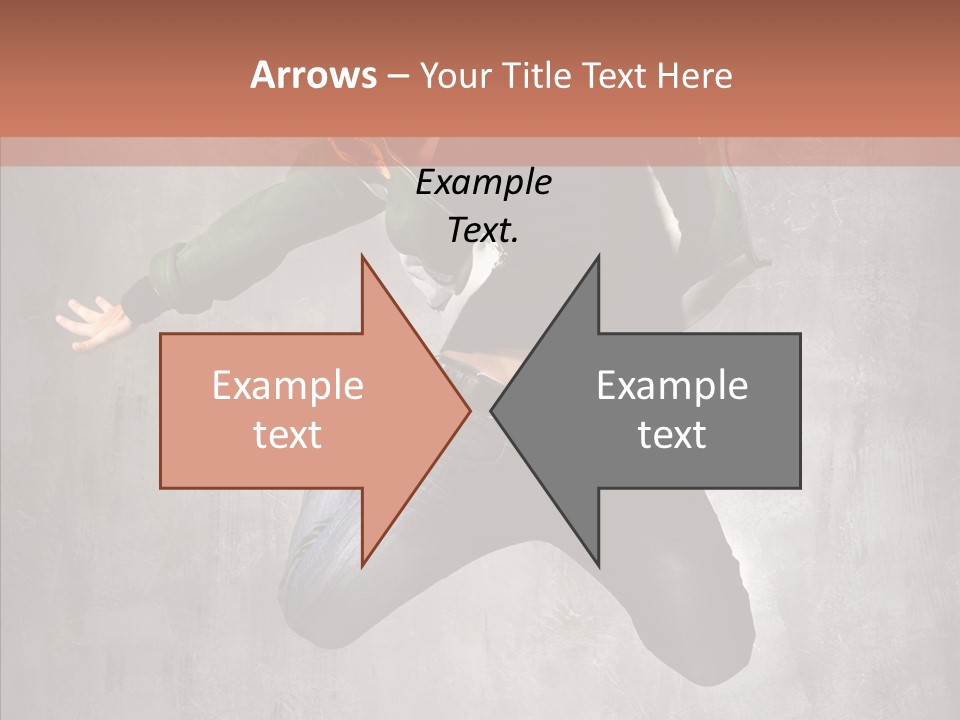 Gymnastic Man Hip Hop PowerPoint Template